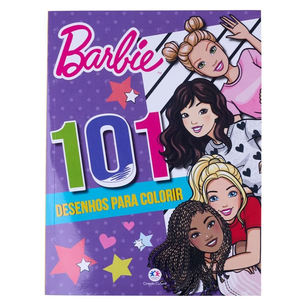 Livro Colorir 101 Desenhos Barbie Ciranda Cultural