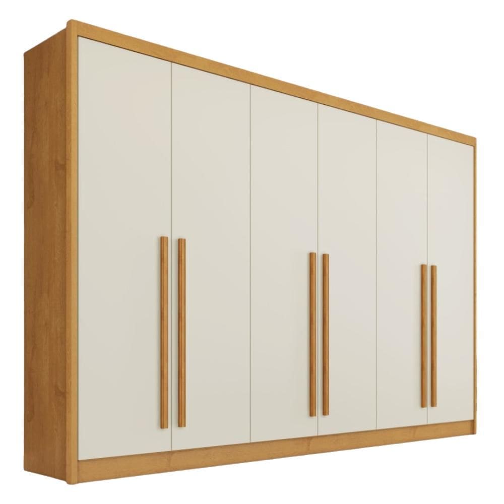Guarda Roupa Valência 6 Postas 6 Gavetas MDF - MadeMarcs