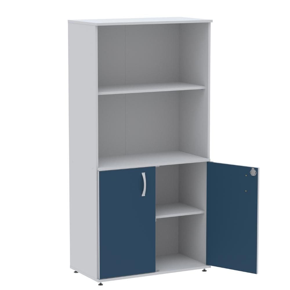 Armário Misto Maxxi 2 Portas Baixa 158X89x41 Azul Pandin