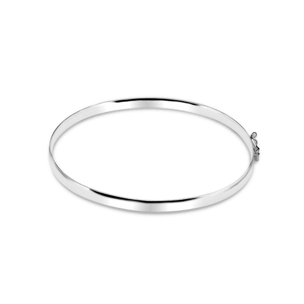 Bracelete Meia Cana em Prata 925