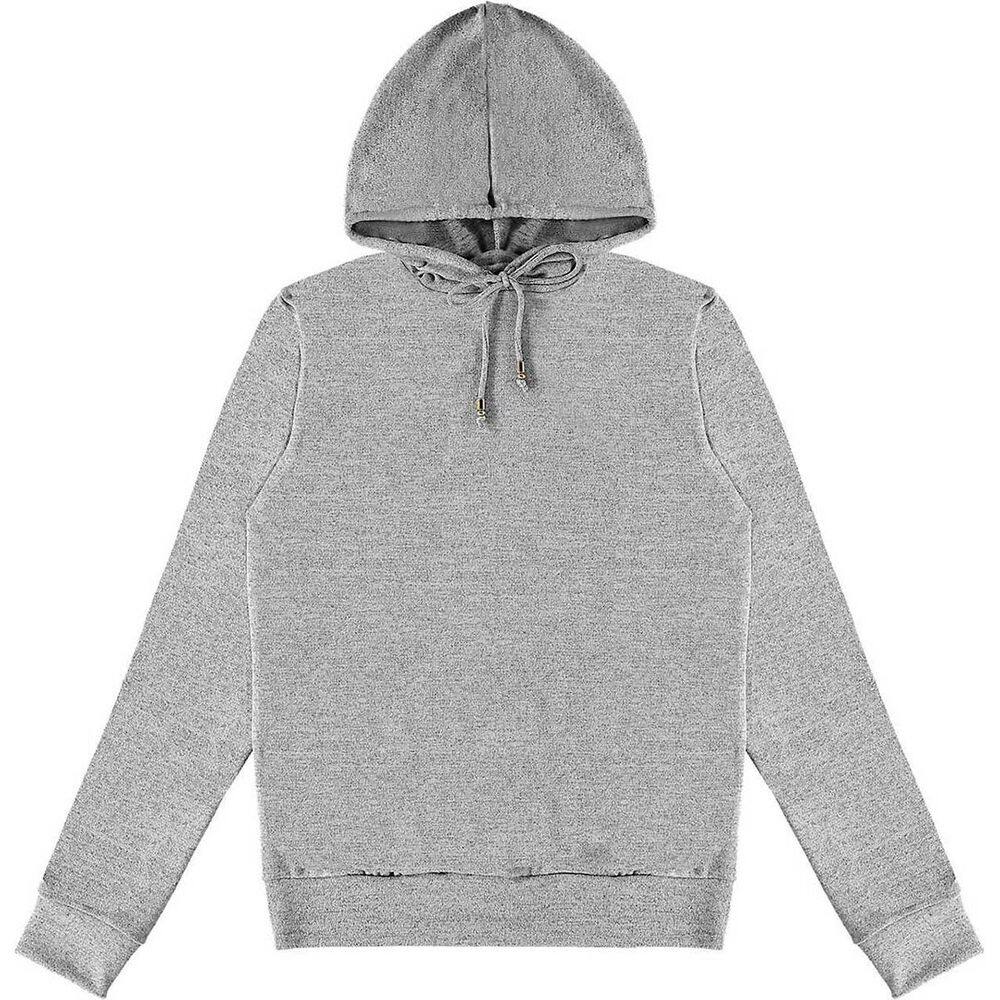 Blusa Feminina Manga Longa Lecimar Lanzinha Capuz