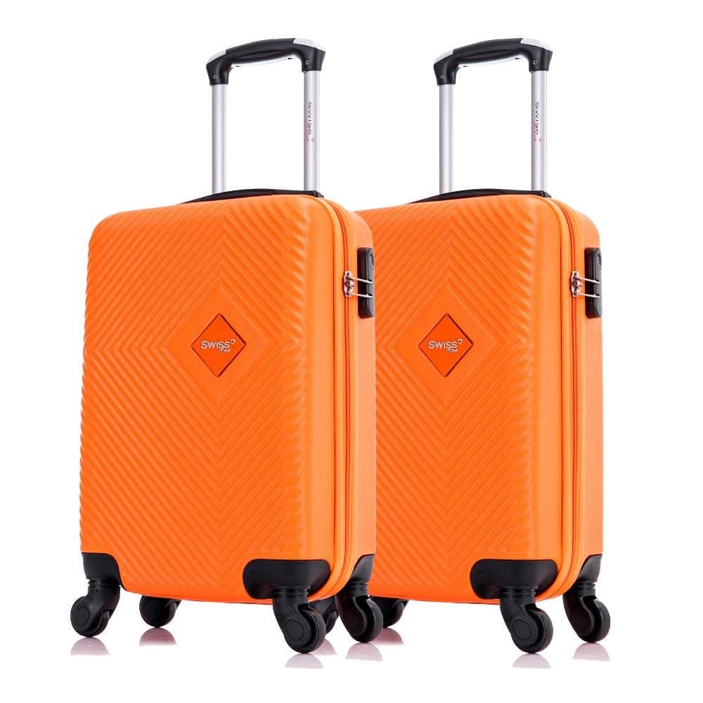 Mala de Bordo 2 peças Zug Laranja Swiss Move