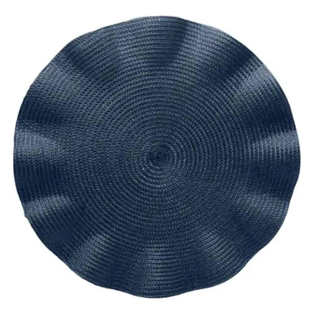 Lugar Americano Babado Azul Marinho 38cm Wolff