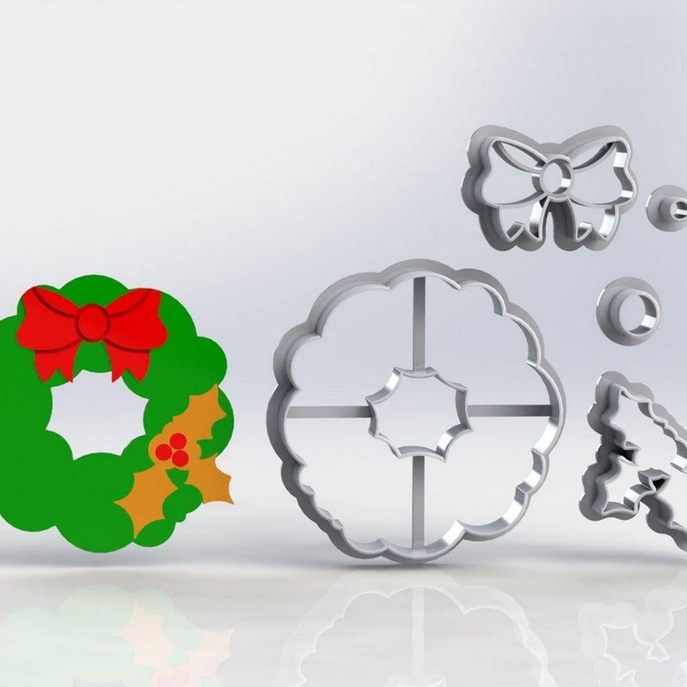 Cortador Natal Guirlanda Modular Tamanho 7cm