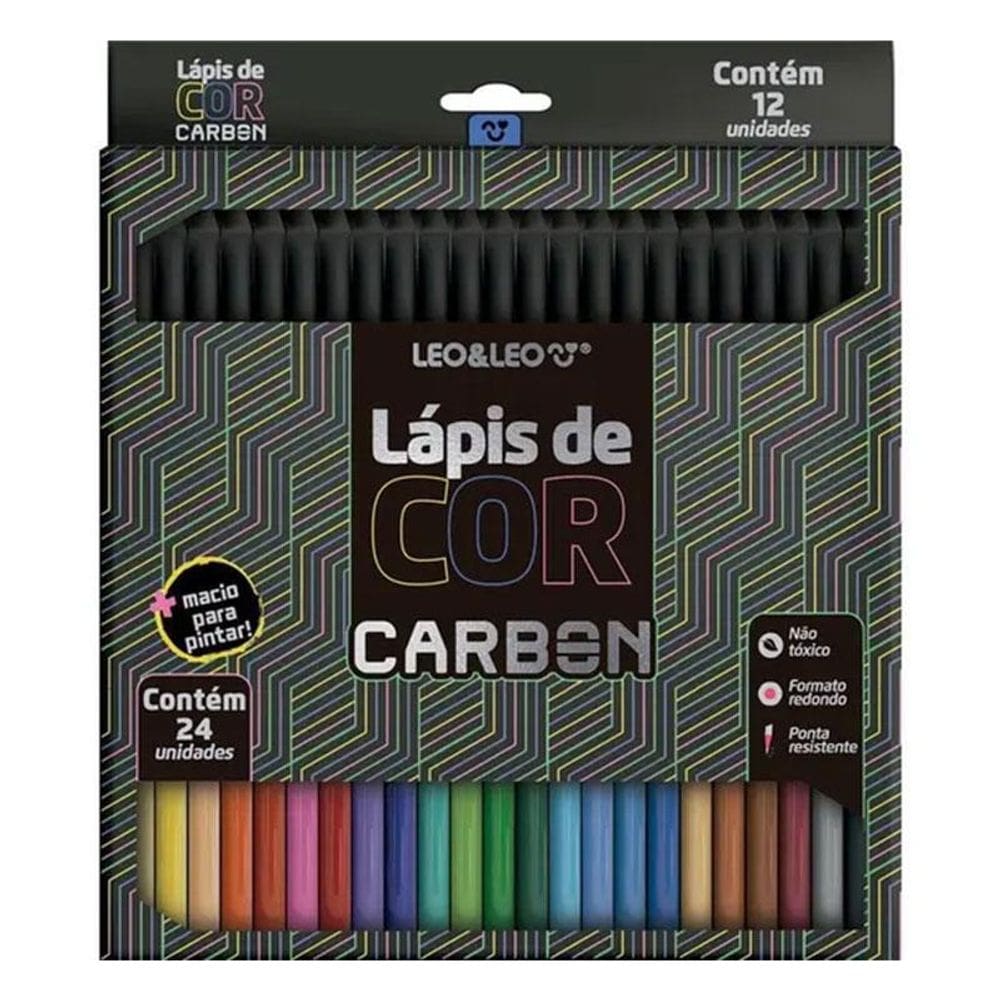 Lápis de Cor Carbon Line 4431 24 Cores - Leo&Leo