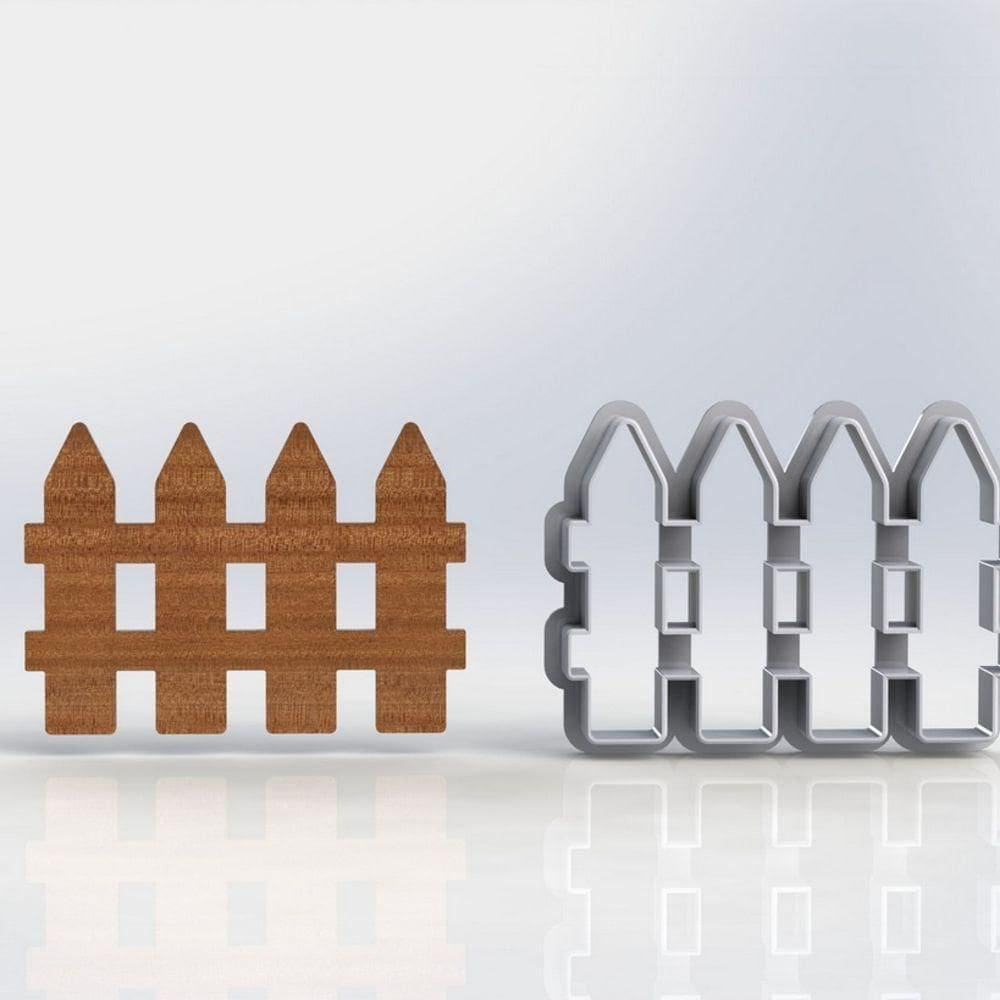 Cortador Cerca Cercadinho Fazendinha Mod 2 Tamanho 5cm