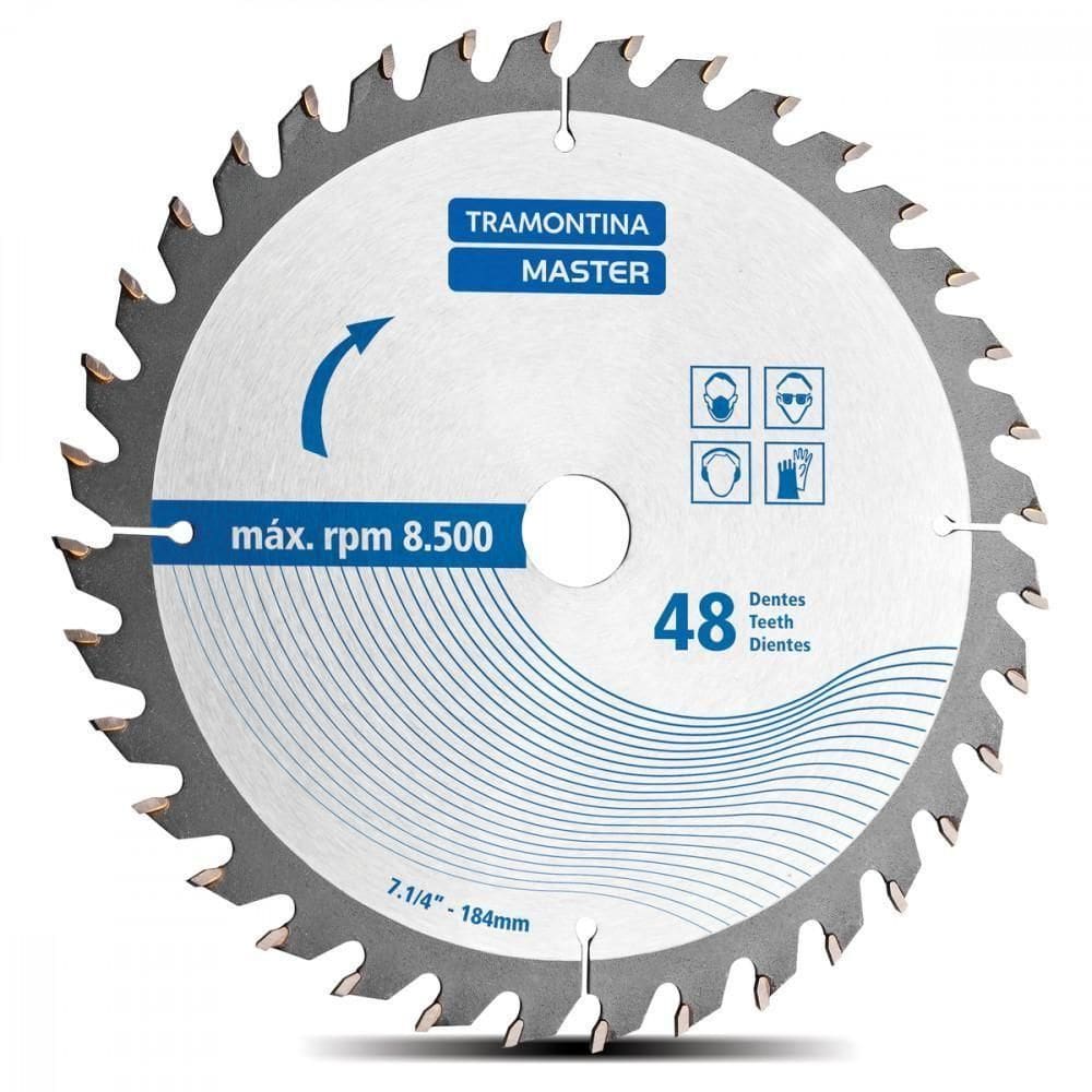Disco De Corte 7.1/4" 48 Dentes Tramontina P/ Serra Circular