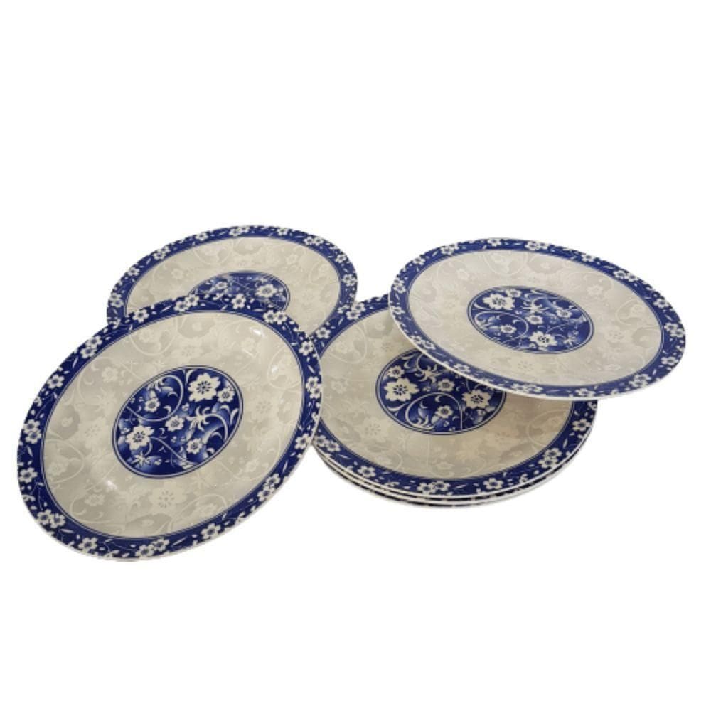 Prato Sobremesa Avulso Porcelana Blue Garden 19.50cm