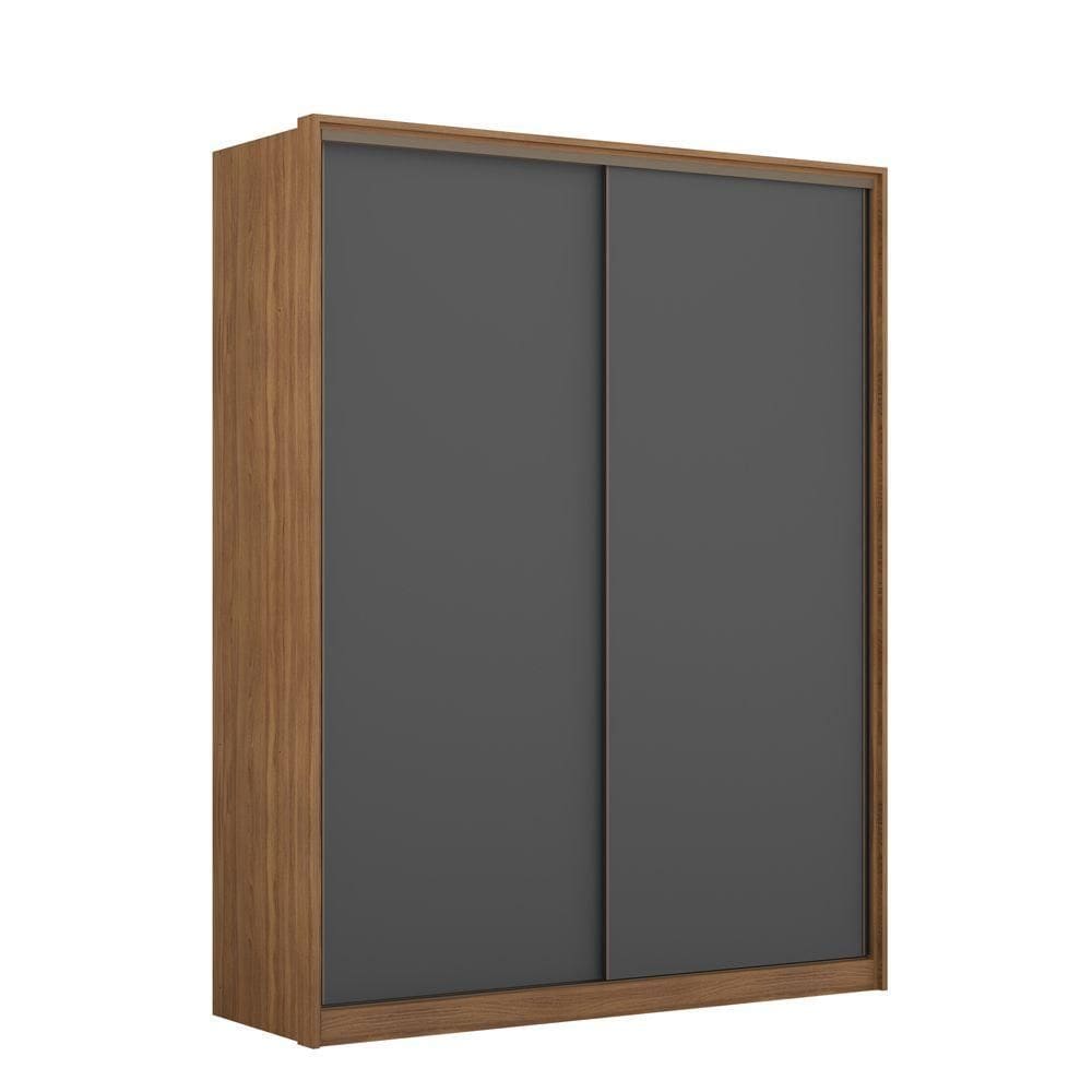 Guarda Roupa Casal épico 2 Portas Demartêz/grafito