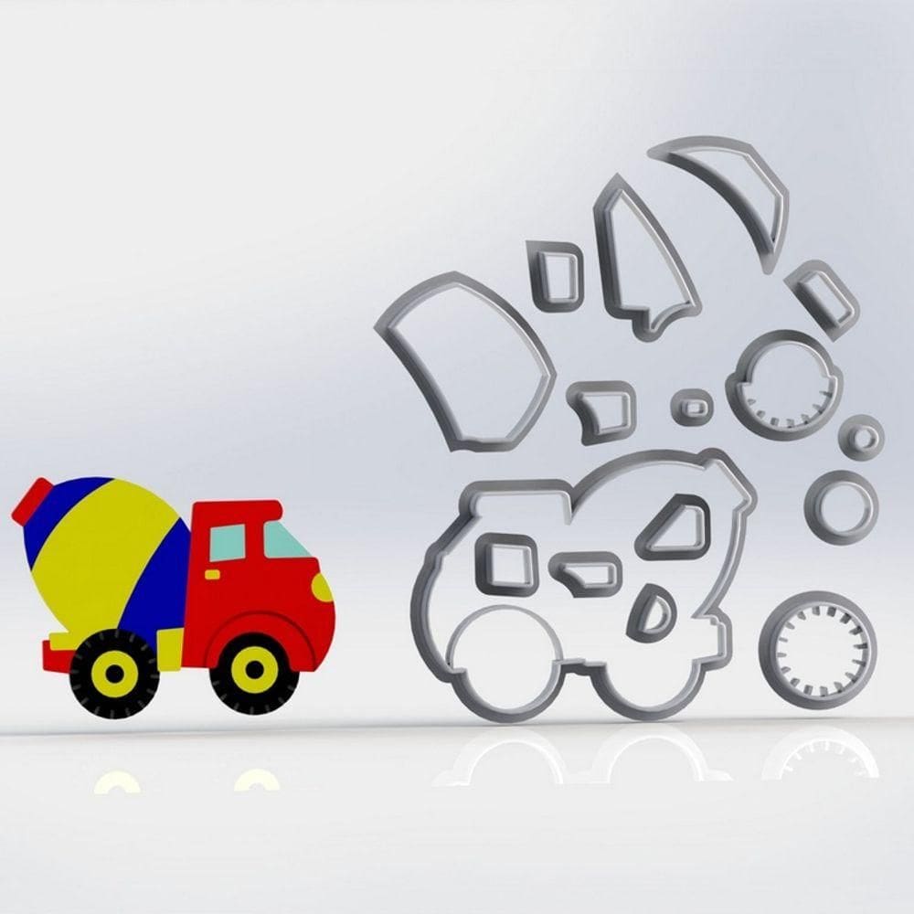 Cortador Betoneira Modular Tamanho 6cm