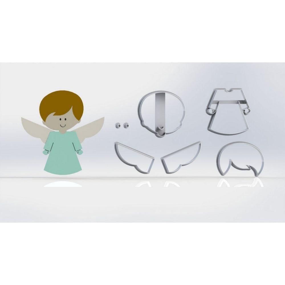 Cortador Anjo Modular Tamanho 8cm