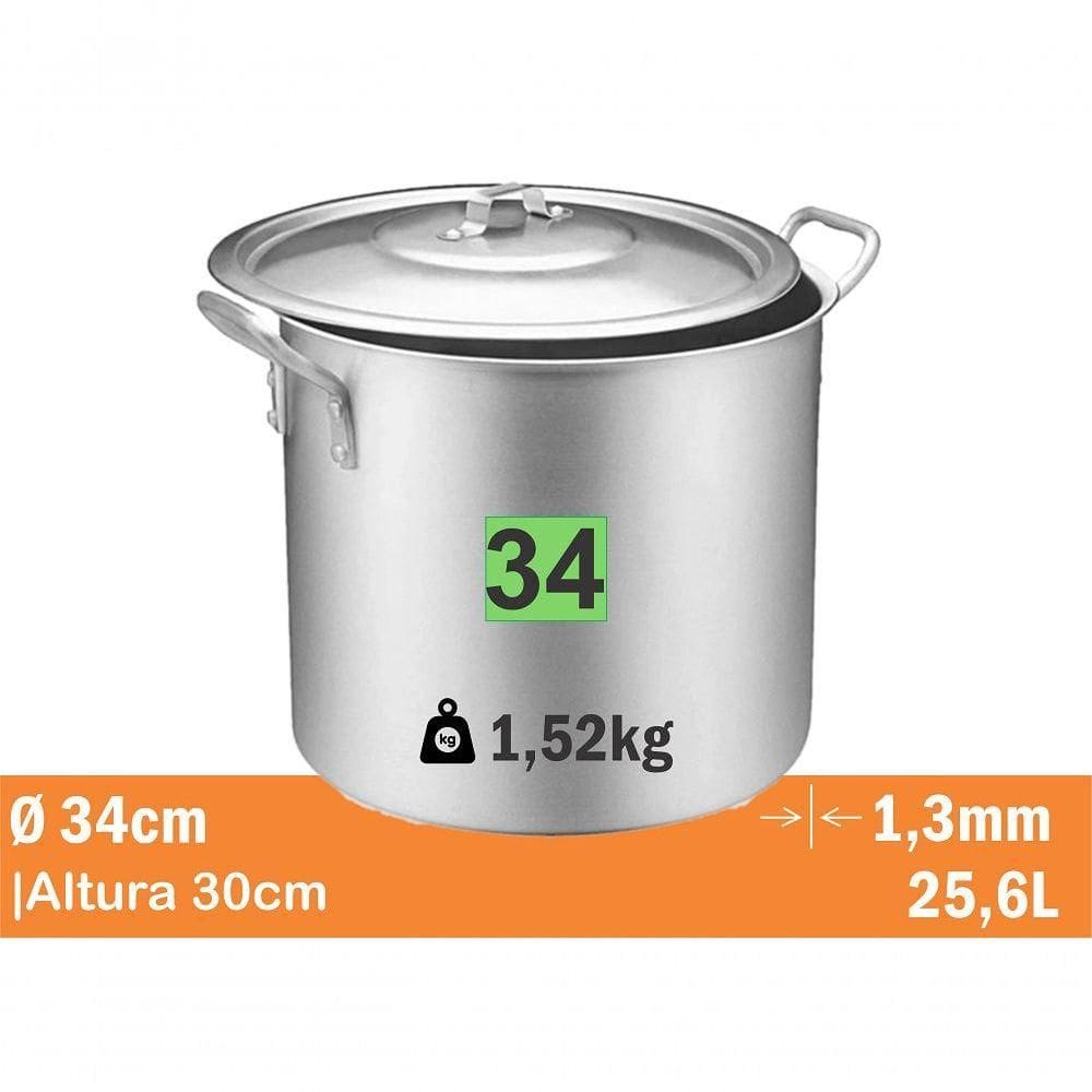 Caldeirao Standard Nr 34 25,6L Real 9734 - 2216
