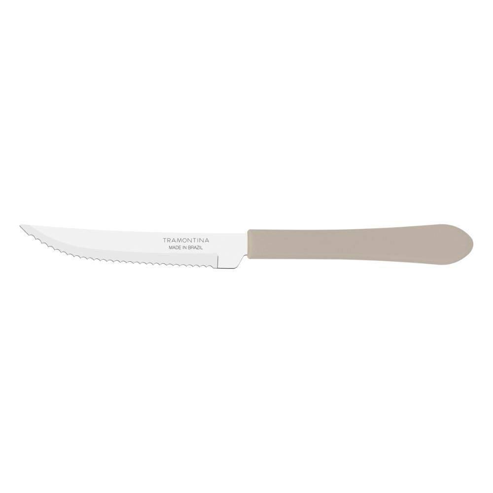 Kit 24 Faca Churrasco Tramontina Leme Inox Cinza 4