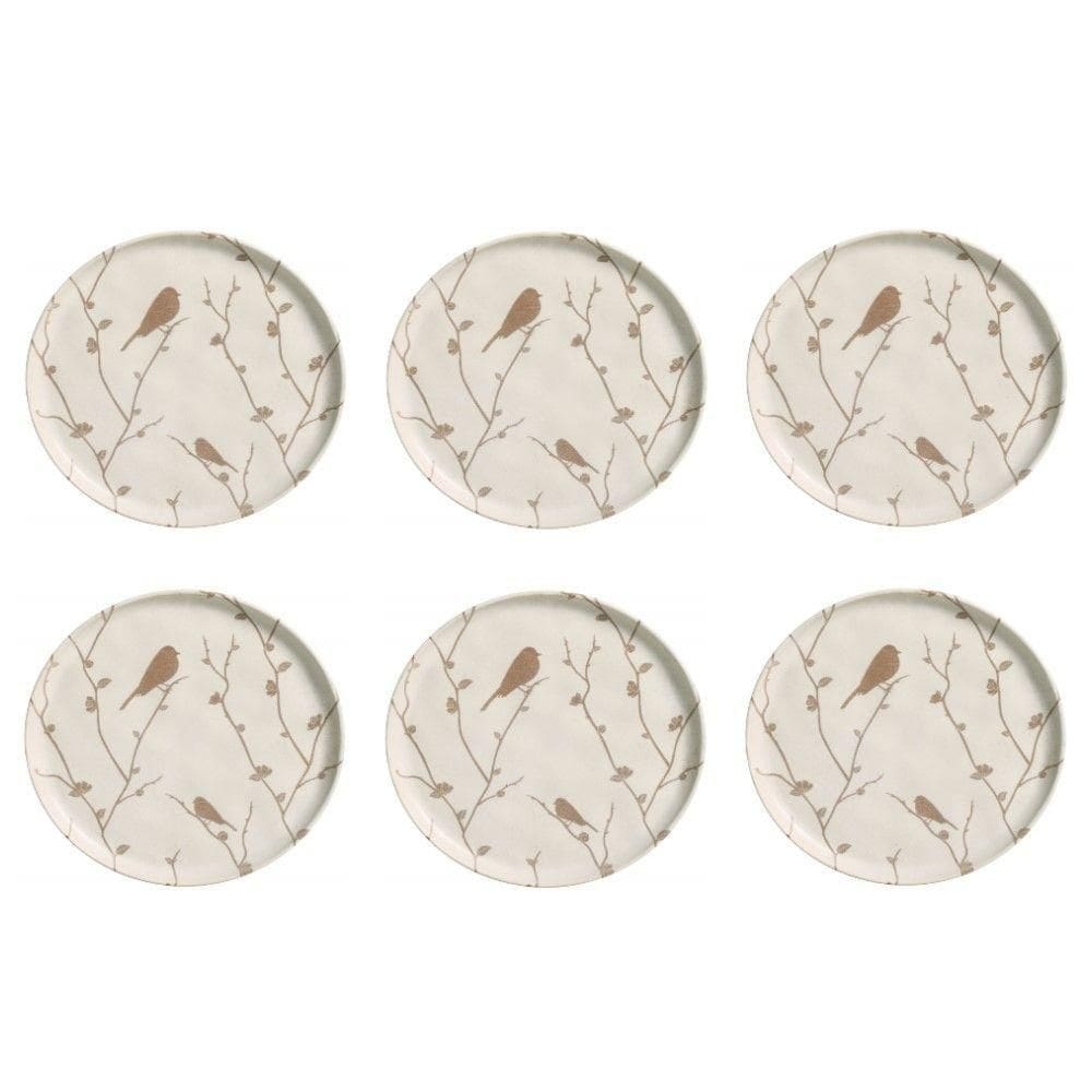 Conjunto Pratos Sobremesa 06 Peças Bio Luar Porto Brasil