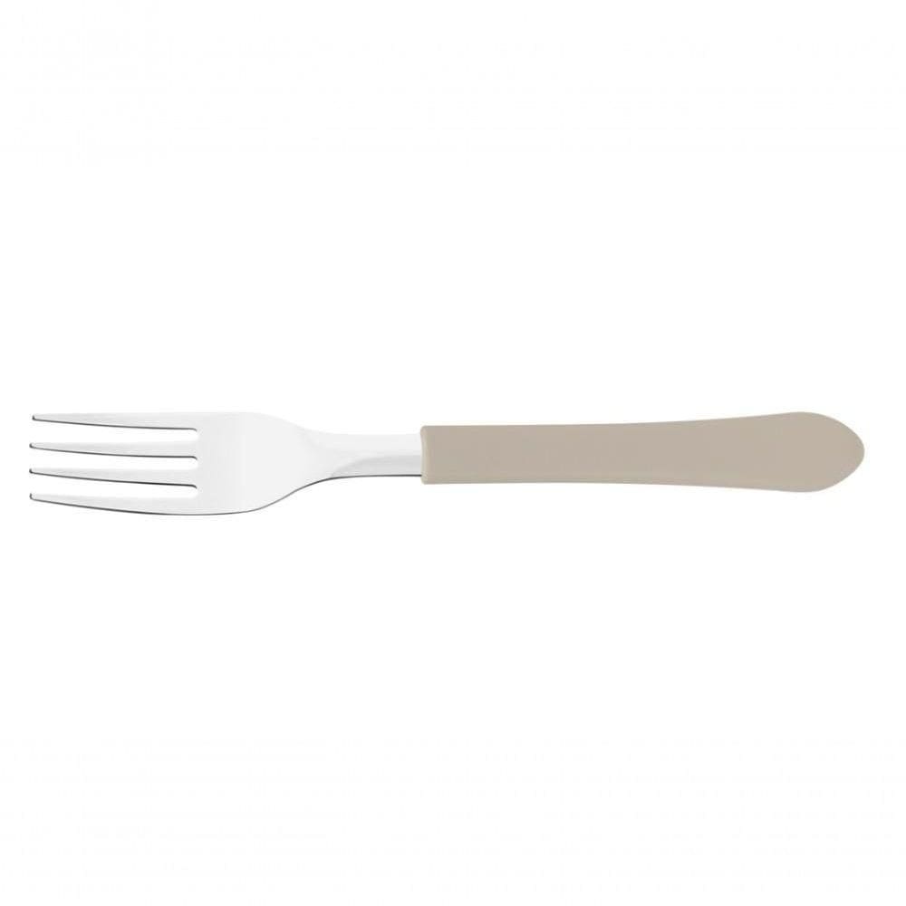 Kit 3 Garfo De Mesa Tramontina Leme Inox Cinza