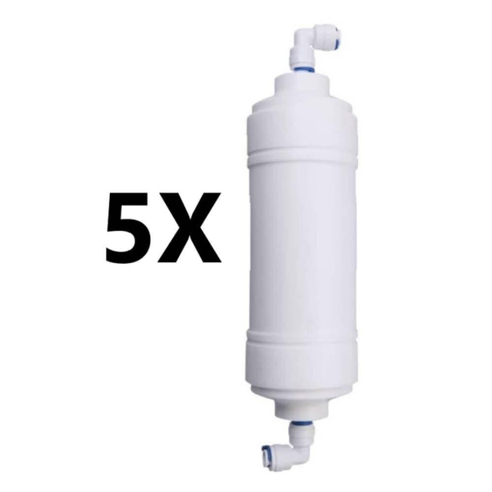 Kit 5 Refil Carvão Hk1000 Hoken Lider Dl50 Acqua Star