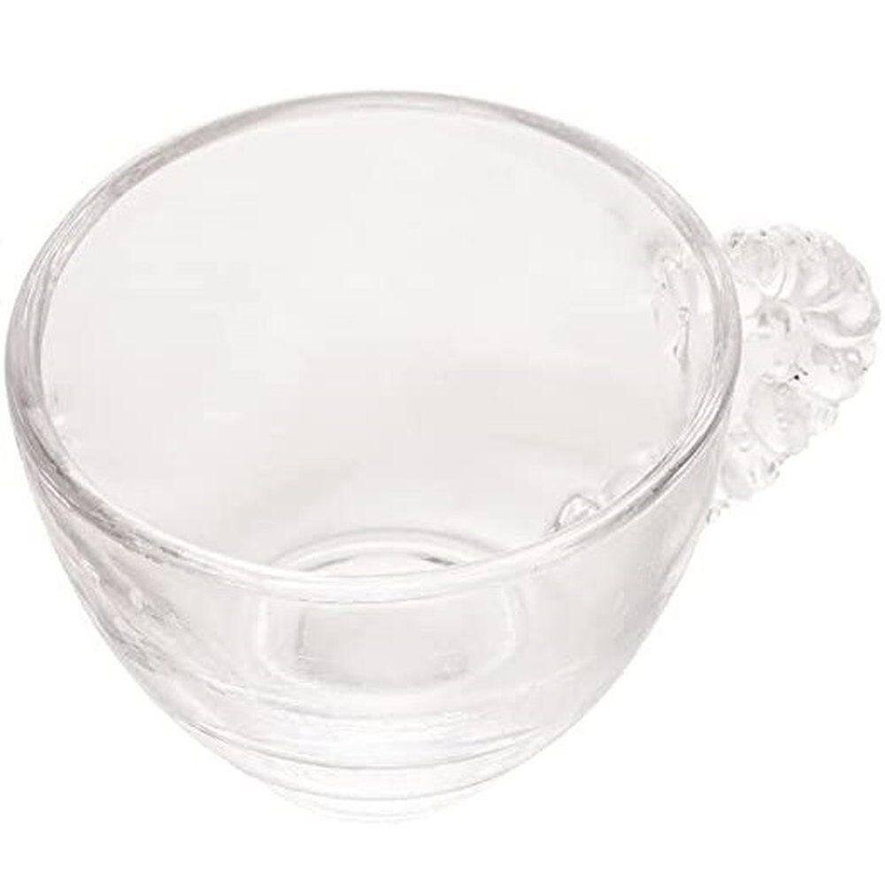Xicara Para Café De Cristal Coração 80ml Lyor