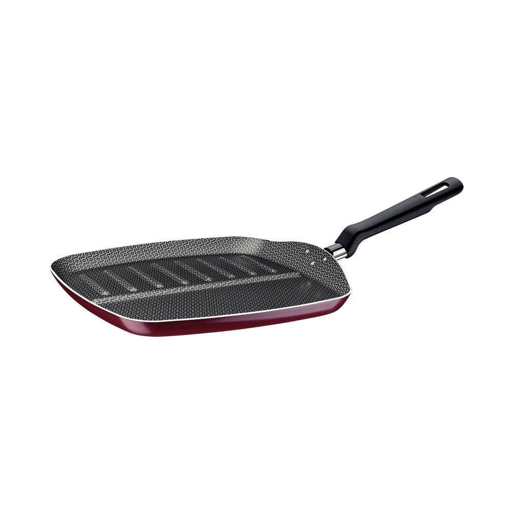 Frigideira Bistequeira Tramontina 26cm Vermelha Loreto Alumínio Antiaderente Starflon Max Exter