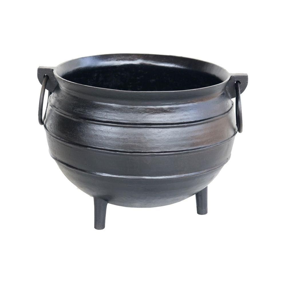 Panelão Caldeirão Bruxa Tripé Ferro Fundido Preto 30L 37Cm