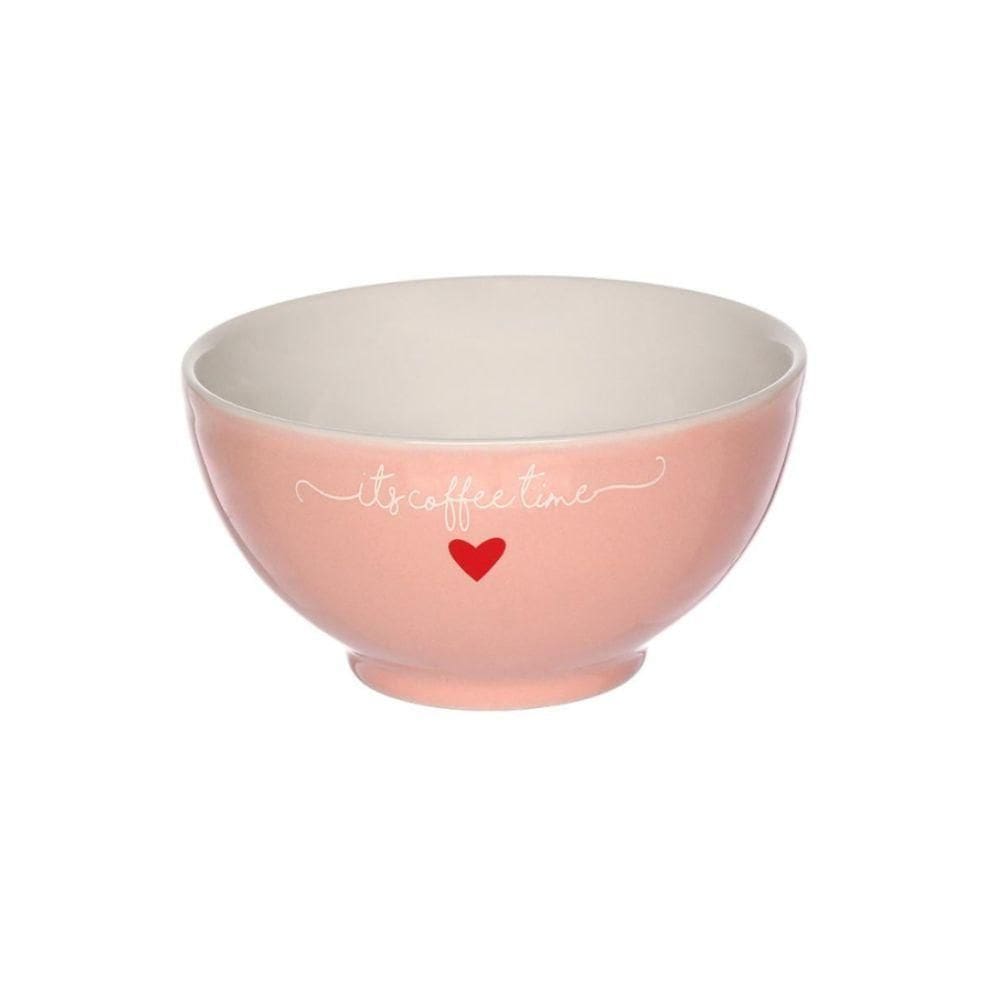 Bowl Em Porcelana L\\`amour 440ml Haüskraft Rosa