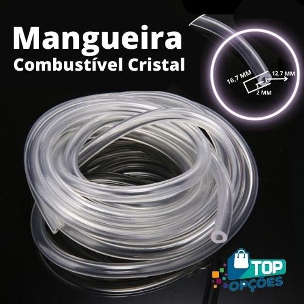 Mangueira De Combustível1/2\" X 2 Mm X 25M Cristal Ibirá