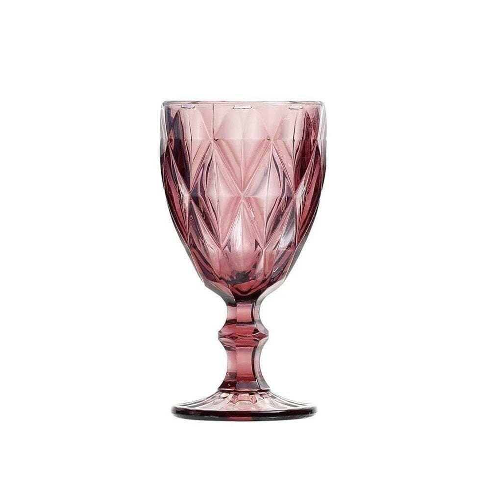 Taça Para água Suco Diamond Lilas Lyor 260ml