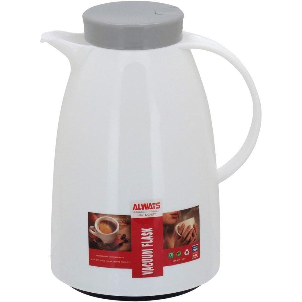 Blanc Garrafa Térmica 24X15X15Cm 1L Plástico Branco Ampola Vidro