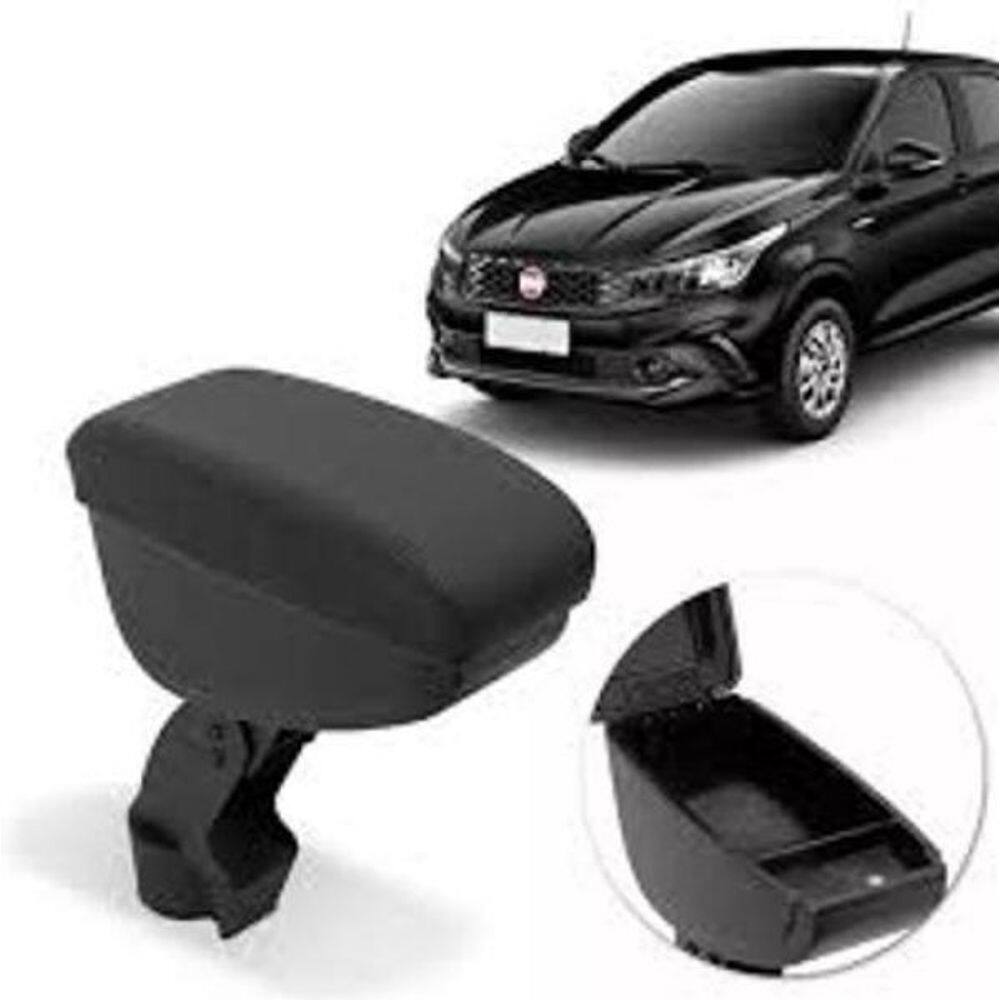 Apoio De Braço Fiat Argo Tecido Preto S/Costura