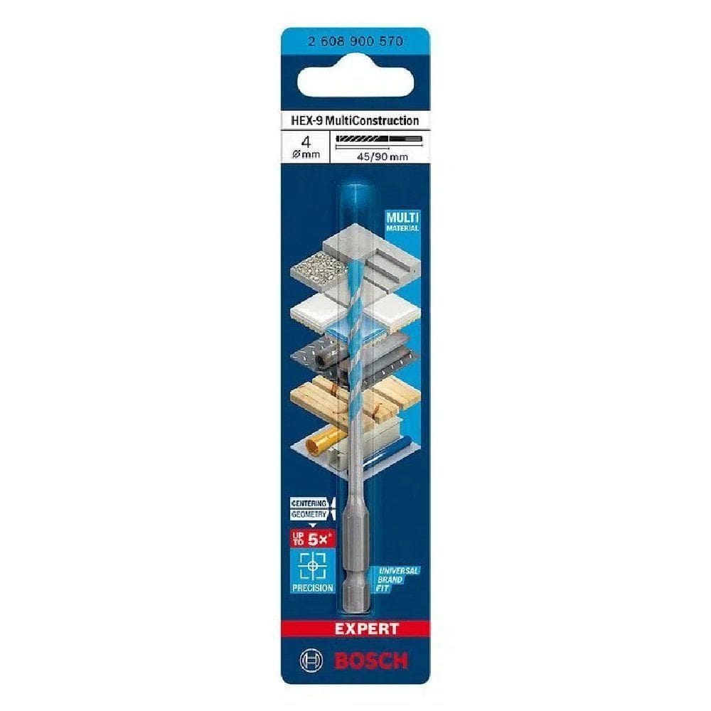 Broca Multiconstruction Hex-9 - 4 X 90mm - Bosch