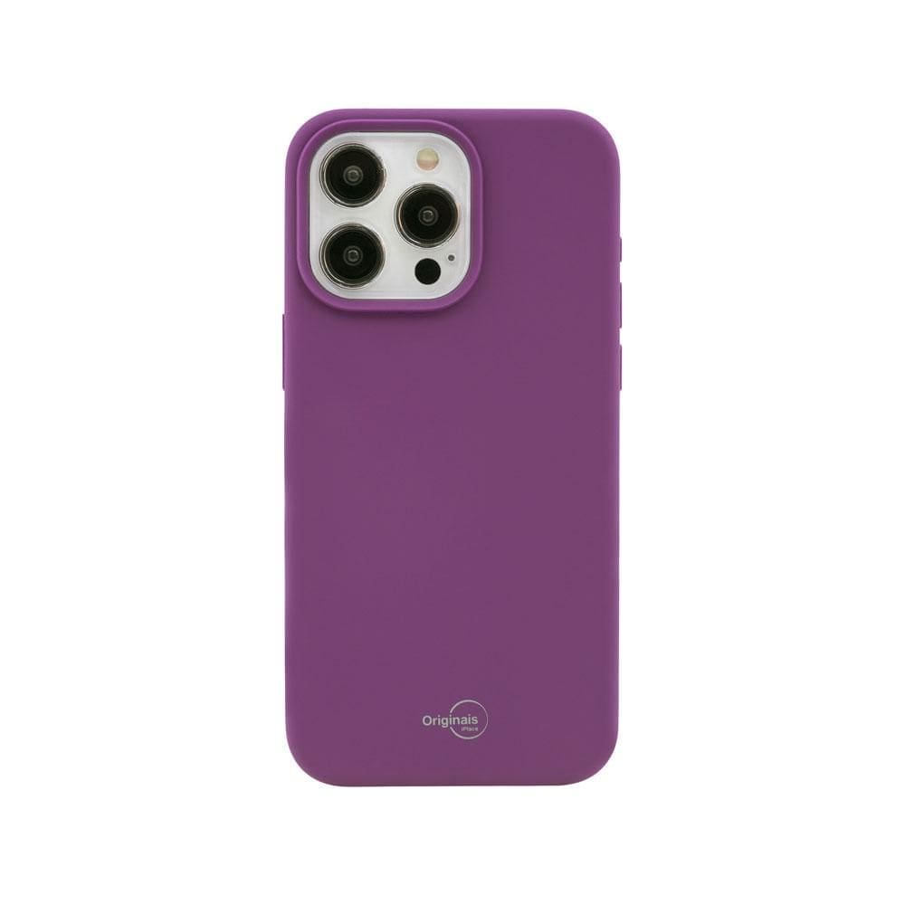 Capa iPhone 15 Pro Max Originais iPlace, Beagá, Silicone Orquídea