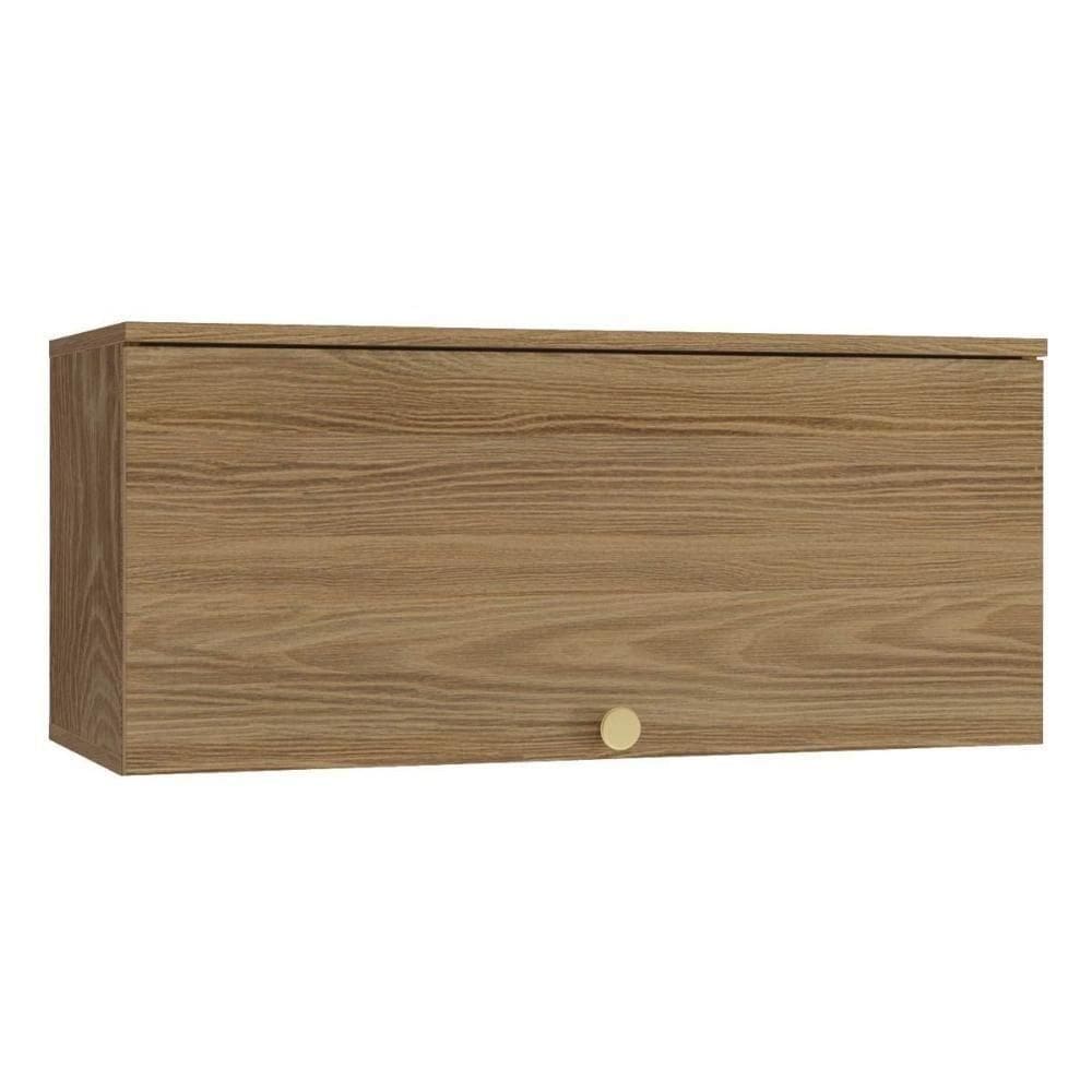 Armário Aéreo Cozinha Modulado Botanic M638 C/ 1 Porta Nogueira - Kappesberg