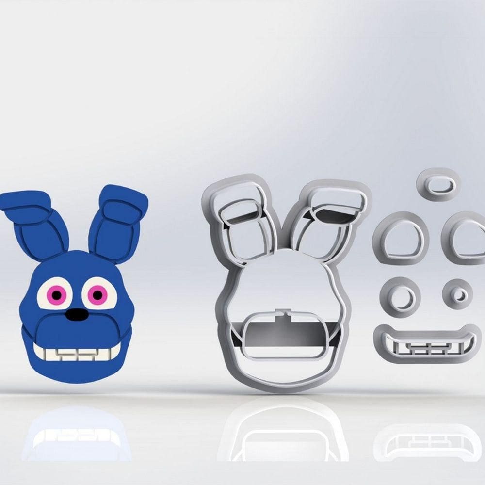 Cortador Kit Animatronics Five Nights Freddy´S Tamanho 6cm