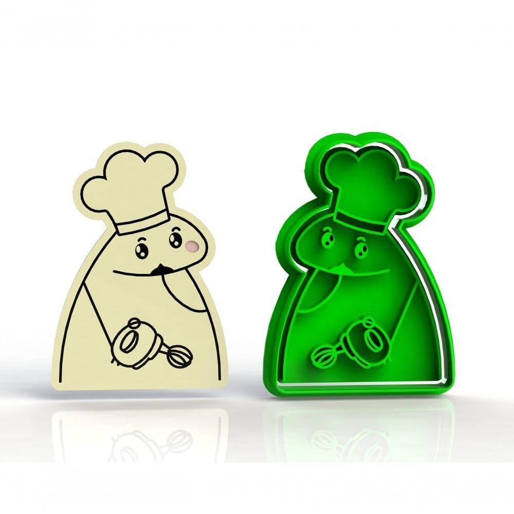 Cortador Flork Mãe Confeiteira (Corta E Marca) Bento 6 Cm
