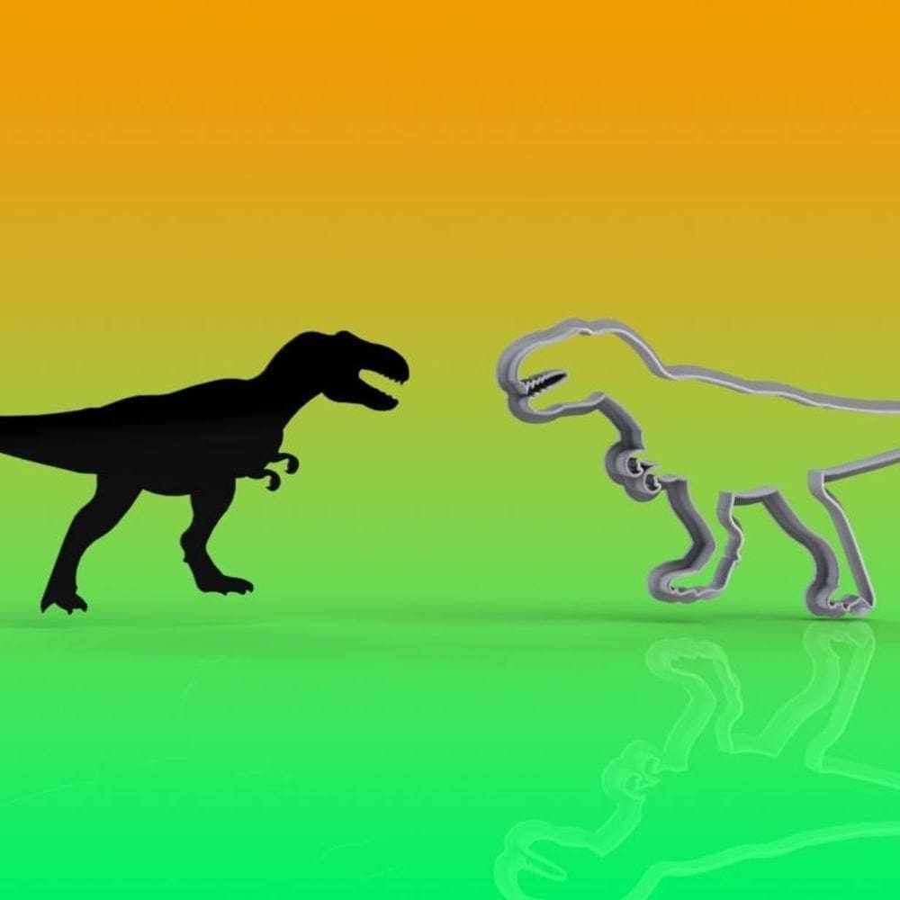 Cortador Dinossauro Mod 4 Tamanho 10cm