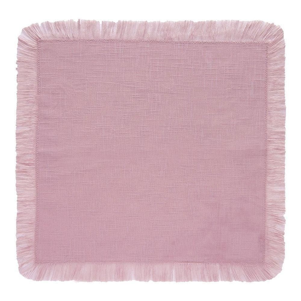 Guardanapo Copa E Cia Coloratta Franjas Rosa Vintage