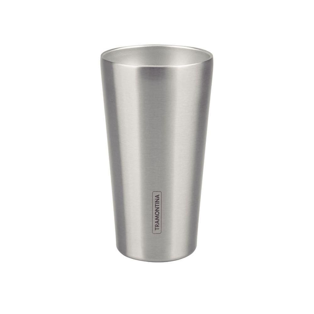 Copo Térmico Tramontina Exata Em Aço Inox Sem Tampa 420 Ml