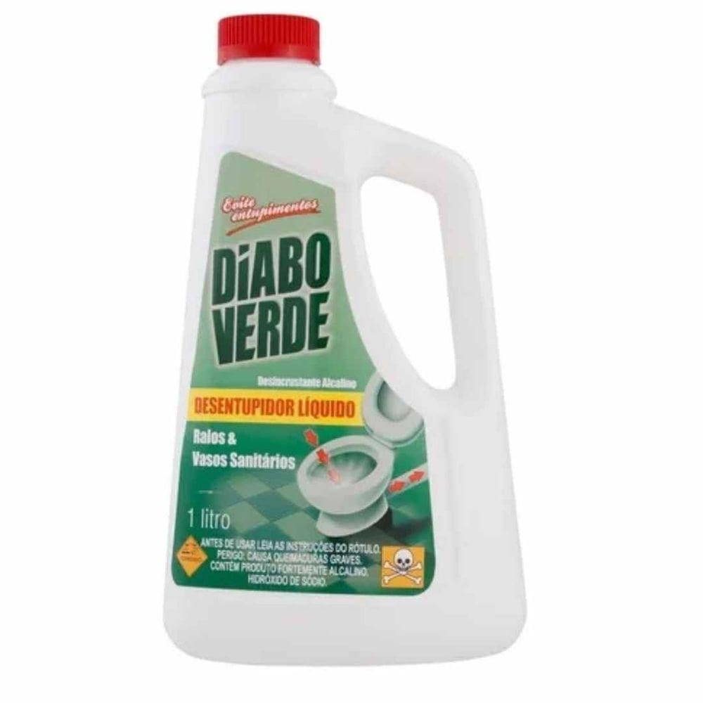 Desentupidor Diabo Verde Liquido 1 Litro