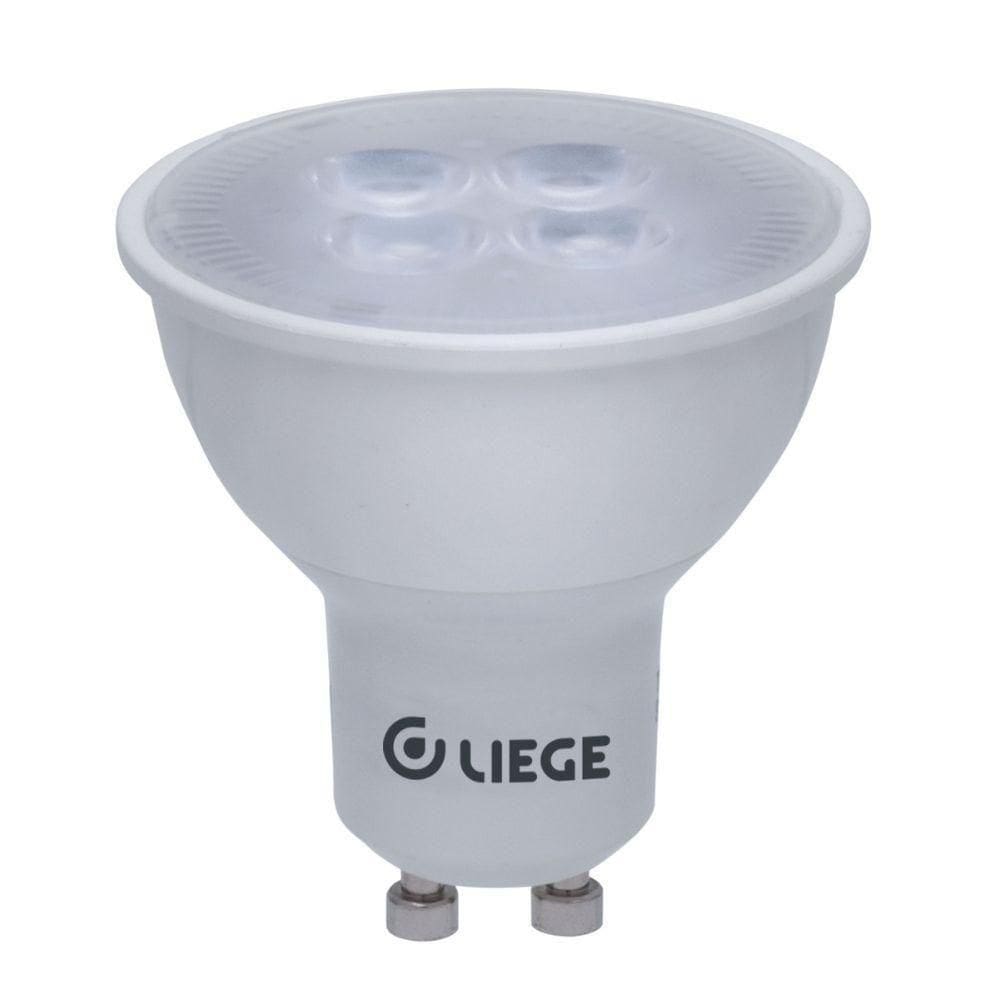 Lâmpada Led Dicróica 4,9w Gu10 3000k Amarela Bivolt Liege