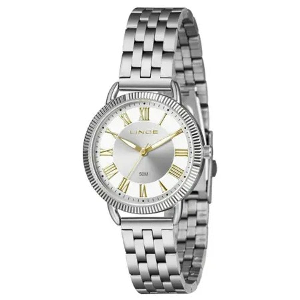 Relógio Lince Feminino Lrm4811l36 S3sx Casual Prateado