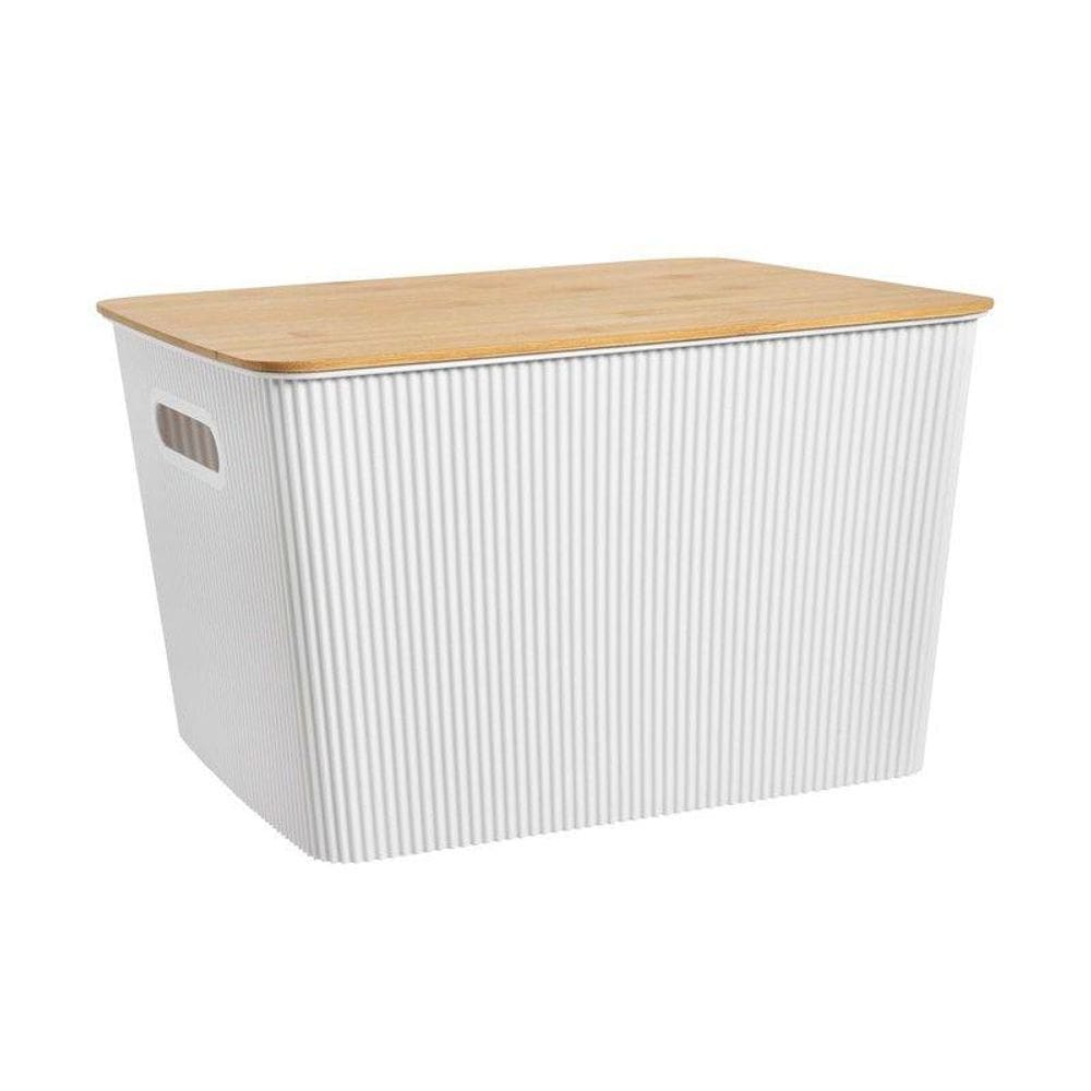 Caixa Bambu Lines 18 L Neu Home Style