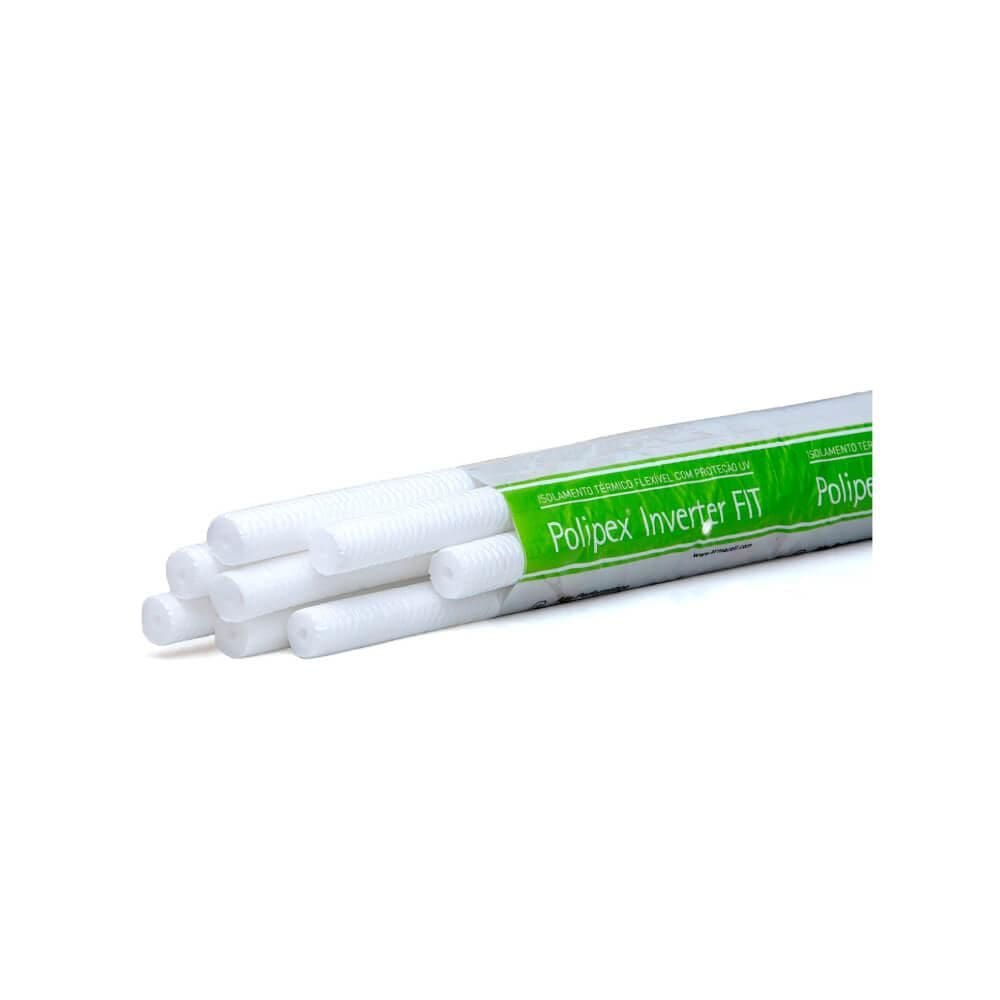 Tubo Isolante Inverter Blindado Armacell 5/8x10mm Branco Fit 16 Metros