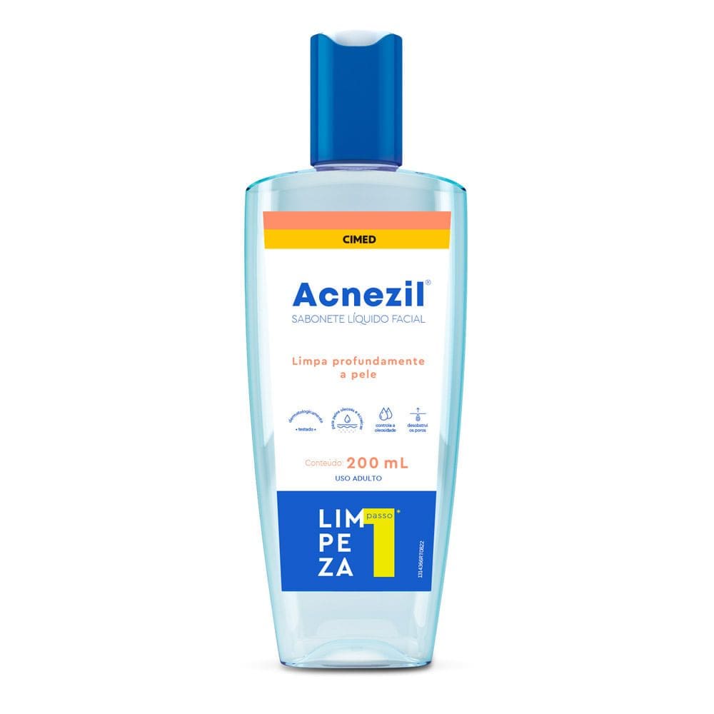 Acnezil Sabonete Líquido Facial com 200g