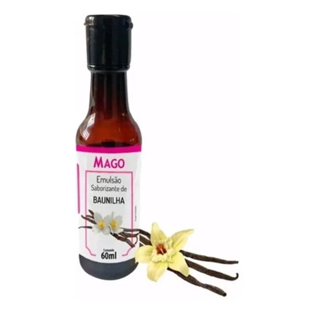 Emulsão Saborizante Essência Baunilha 60ml Mago