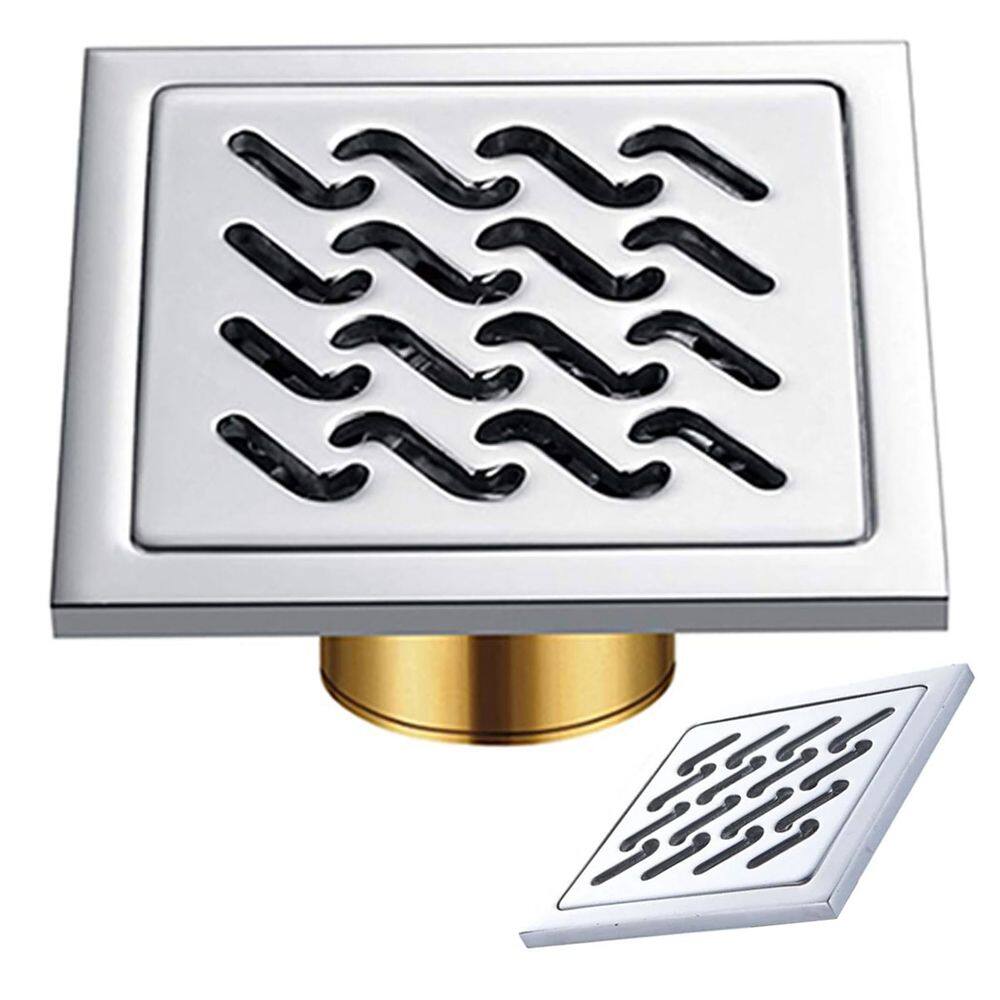 Ralo 10x10 Inox Banheiro Lavabo Anti Odor Anti Inseto Higienico Varanda Lavanderia Resistente Seguro