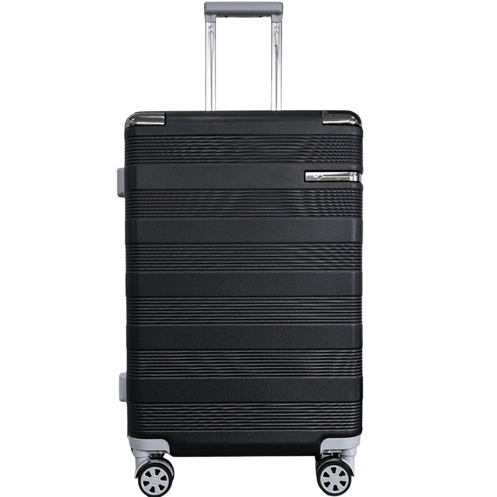 Mala de Viagem Grande Porte Rodas 360º ABS Cadeado TSA Zíper Expansivo Texturizada Cruzeiro 8000-M28