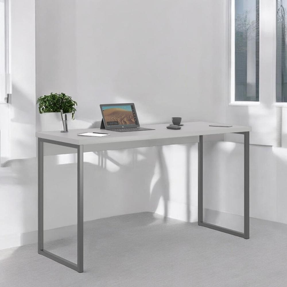 Mesa Home Office Escrivaninha Industriale 1,20 Cinza