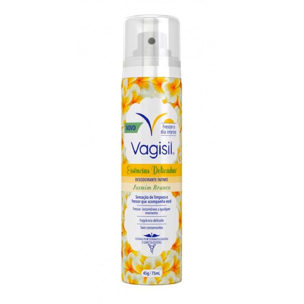 Desodorante Íntimo Vagisil Jasmim Branco 75ml