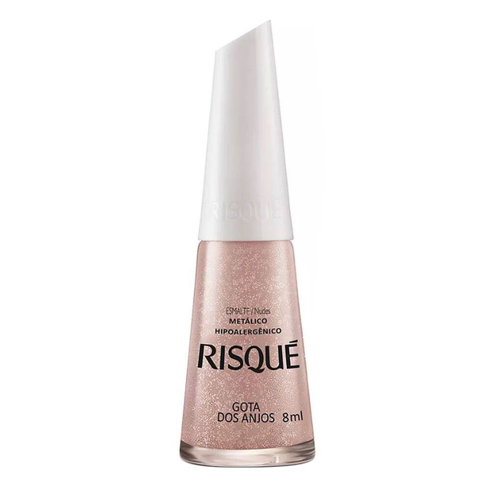 Esmalte Risqué Cor Gota dos Anjos Metálico com 8ml