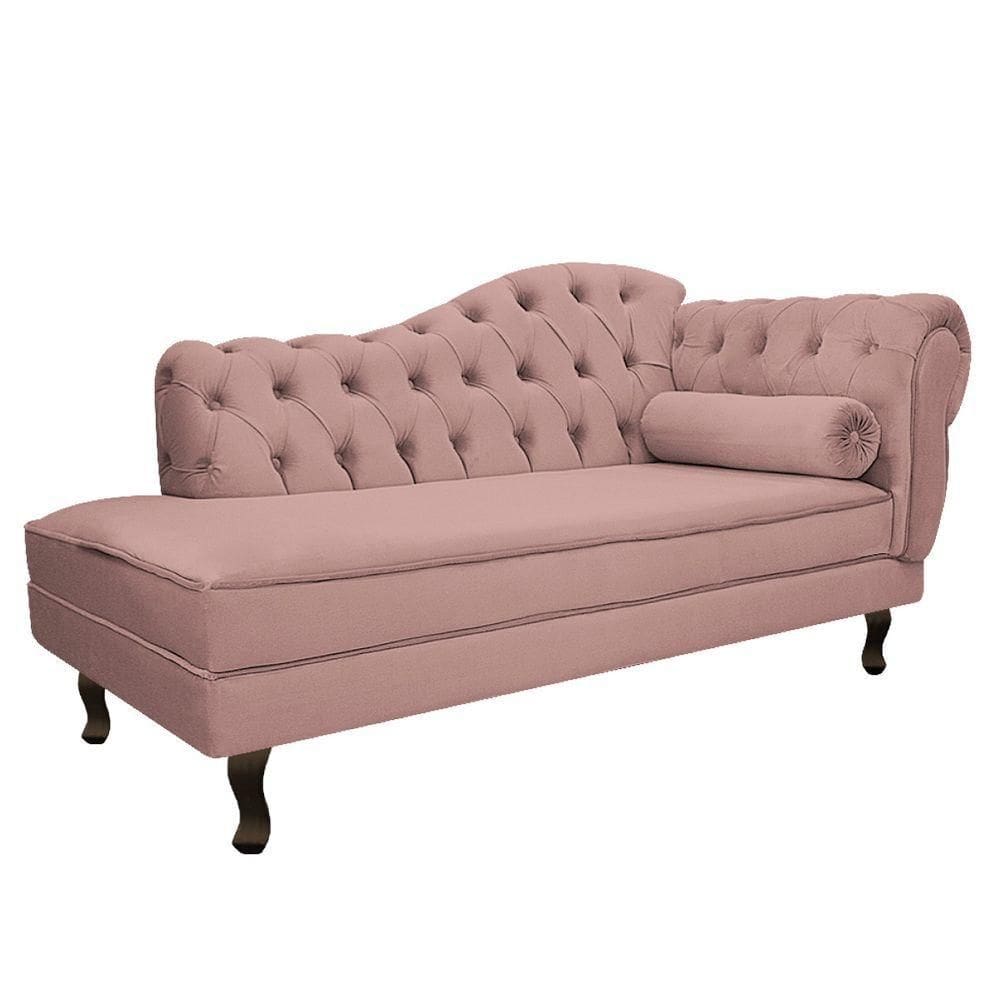 Diva Recamier Diana 130Cm Lado Esquerdo Linho - Amarena Móveis