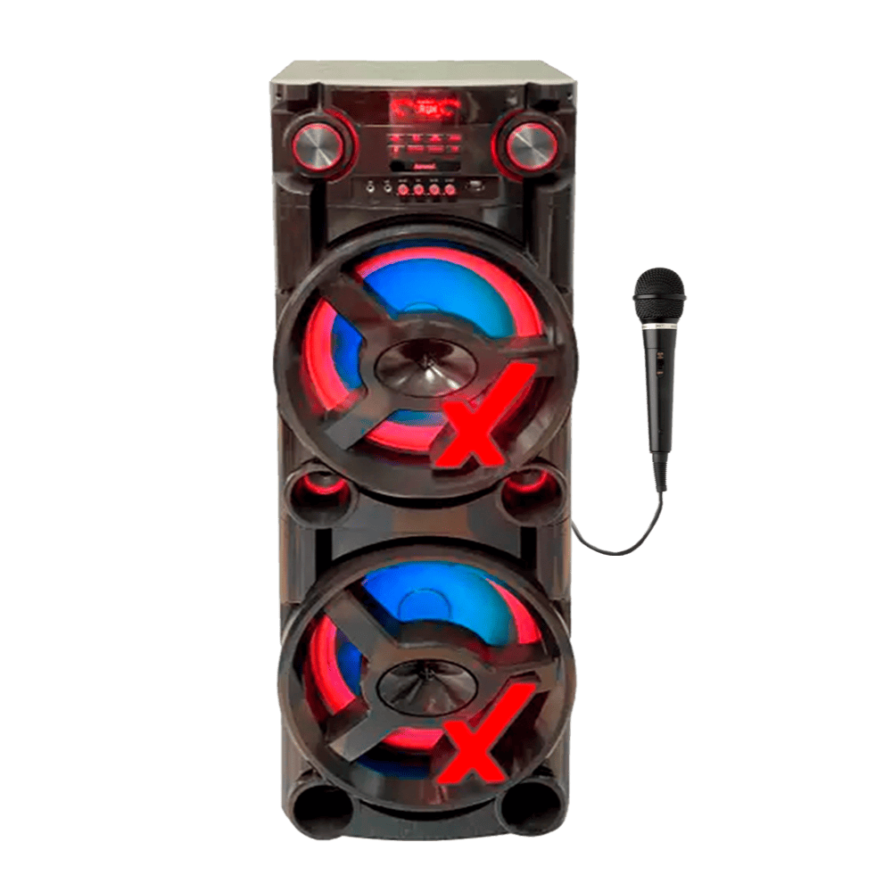 Caixa de Som Amvox ACA 2900 NewX 15"pol Sem FM Usb BT TWS 2900W- 1 Mic